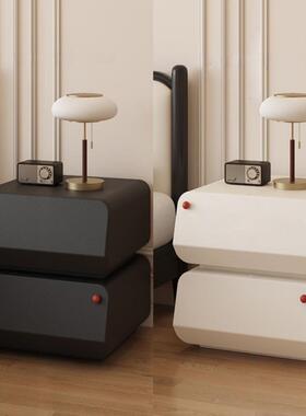 法式SEP复古斗边柜黑色轻奢约实木简沙发收纳柜置物四斗柜卧室床