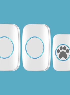 无线宠物门铃无铃线用门应LPR智能宠物门铃一家拖一训练感狗狗