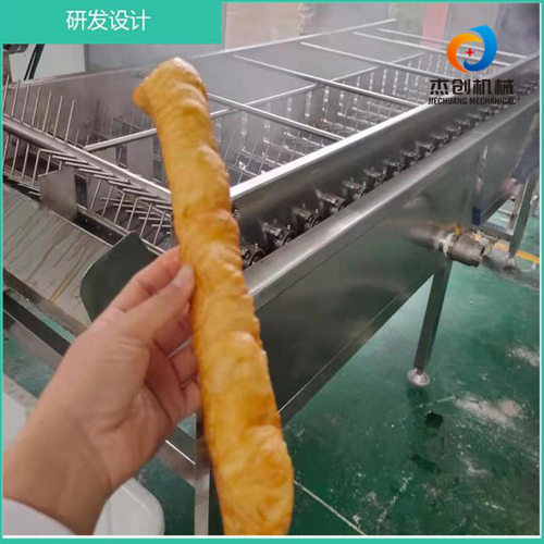 快餐生胚油条油炸机 型号齐全自动翻面油炸线 全自动油条油炸设备