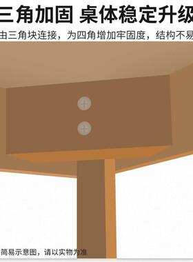 书桌家用实木转角室拐角L型卧书房办公脑桌型小户tj#sd%lo工作台