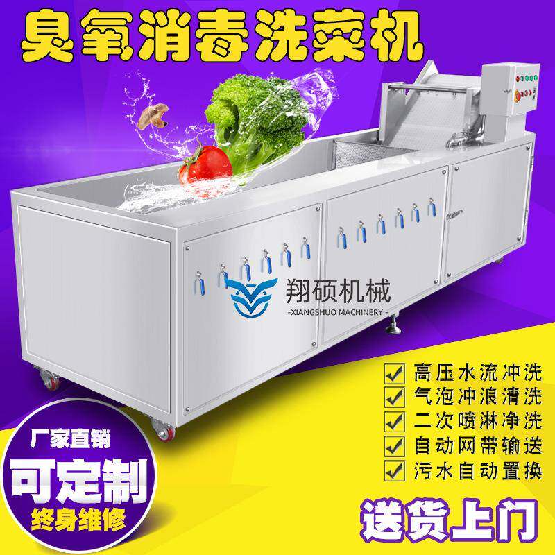 货商用卡其花高压喷淋现洗菜机气全自动YZR铁苋菜泡清洗机按需制