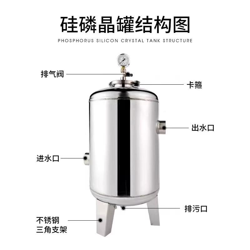 不锈钢过滤器软水器前置阻垢无盐机软水酒空气能太阳硅磷能晶WMF