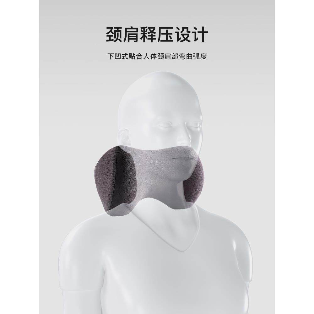 汽车座枕头枕护颈车载椅车上睡觉枕头棉记忆车用靠314枕腰靠车内