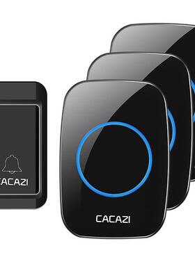 自发远距离电无线门铃38612拖能遥控电子防水门智铃无线家用一三