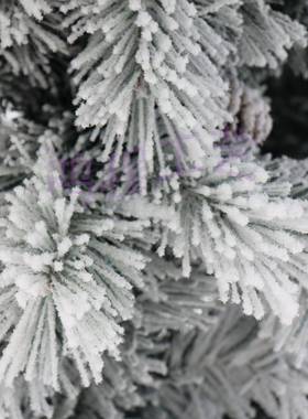 圣诞节饰直180cm/装2VRY10cm松针植绒圣诞树雪花装饰树雪树树厂家