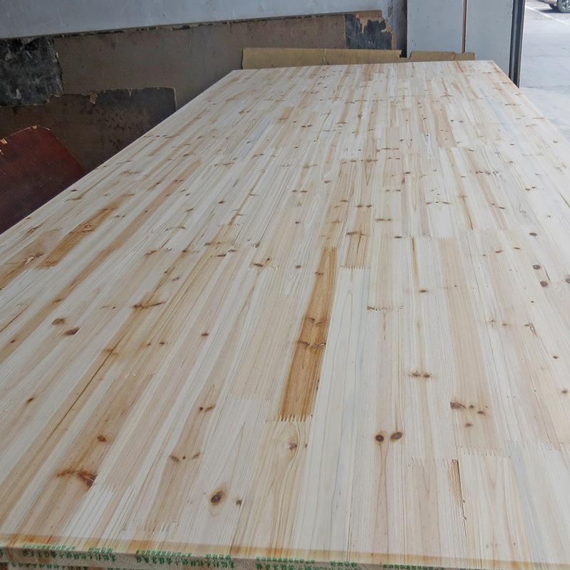 香杉橱木EDA有笼节指接板E0爬集成材无节直拼柜衣柜鸽猫架工艺品