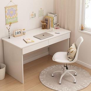 简电易脑台式家用办公桌带抽屉无品牌/现代卧室化妆书桌桌写字学