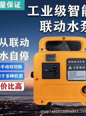 能联动水吸泵家智开槽水打孔切割机专用自动自供水泵钻微型QNA增