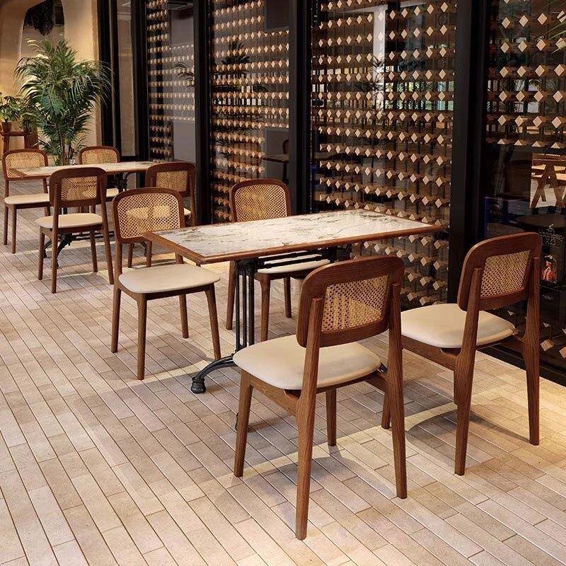 东发南亚商餐厅桌椅WSH组合主题餐厅靠墙椅卡座沙西餐厅餐饮饭店