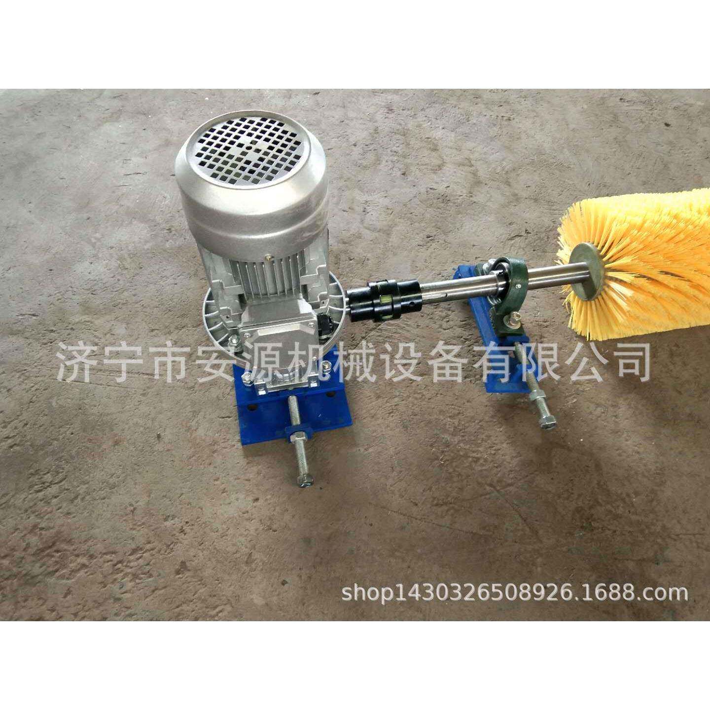 转毛刷无品牌/清式清扫器无动力滚刷扫器AY-80电0动滚筒清扫器制