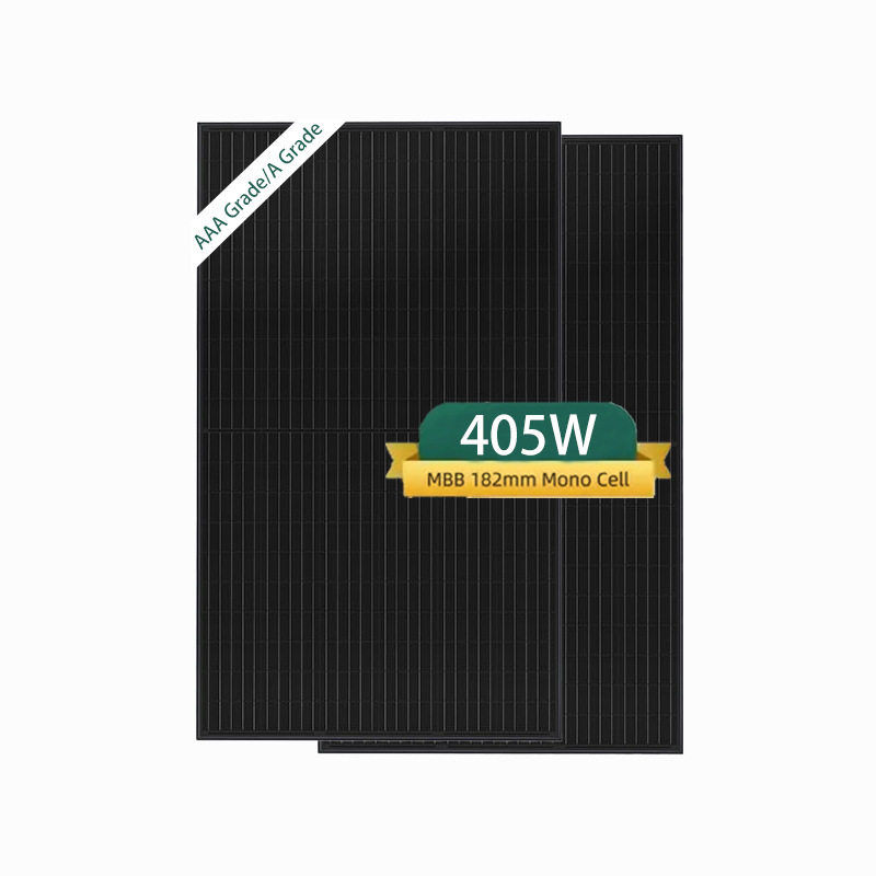 单晶硅405W全黑半片太阳能板