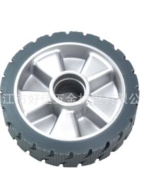 源头工厂OFZ直供020耐X50mm铝合轮芯磨聚氨酯（PU)洗地金机防滑脚