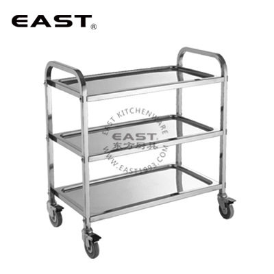 (拆装式)不锈钢三层餐车【EAST东方厨具】