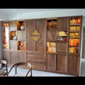 实木家全UHA钉屋制客厅柜卧室空间原木柜子博古架衣柜餐边隔断整