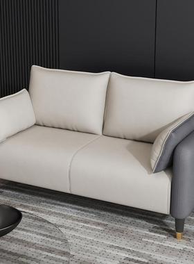 科技布沙发客小户型简37130卧约现代公厅寓轻奢室租房双人出三人服装店