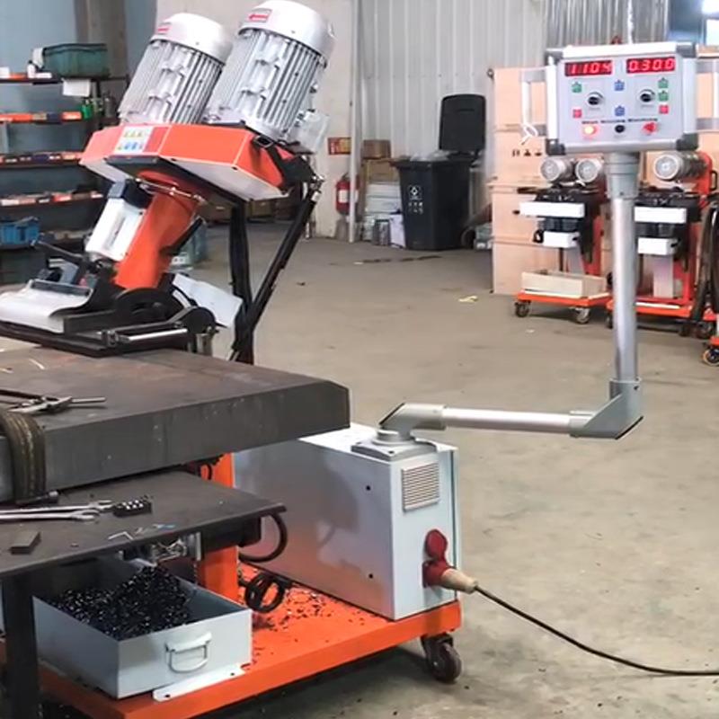 BRL动全动钢板机倒角自自动行走电钢板倒角机双电机钢板坡口机