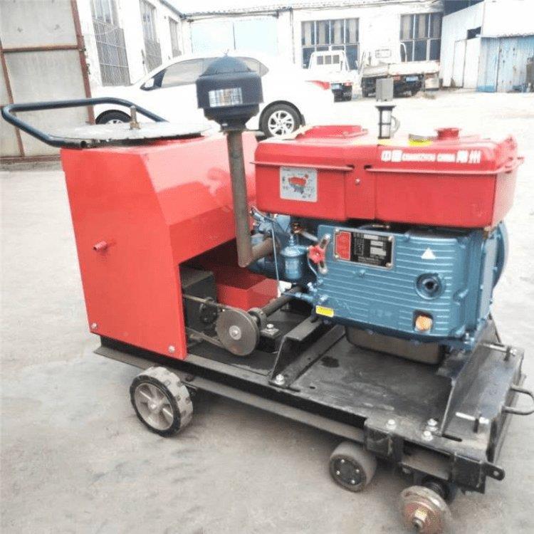 水冷柴油走行体500切割机刻GPH纹18片15自马力水泥地面路面防滑切