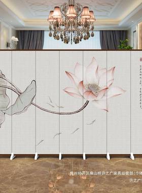 简现代约风隔断办室UBC公酒店大厅遮挡玄关家用客屏厅可移动折叠