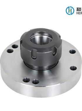 全亮ER32-D100夹头+E座R32扳法兰盘ER3BLD2卡手盘座七孔夹头座