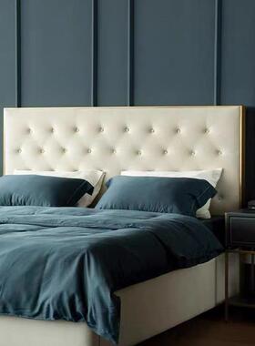 新轻奢双进口实木床软靠人床1米8床主大床科技布布艺88414软卧包