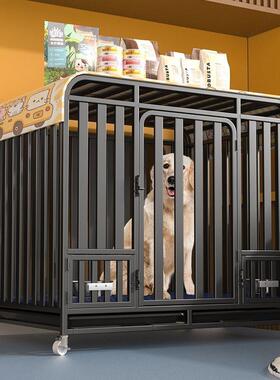 狗笼子型犬带厕毛所中型犬大狗笼OYX室内金拉布多加加拉固宠物狗