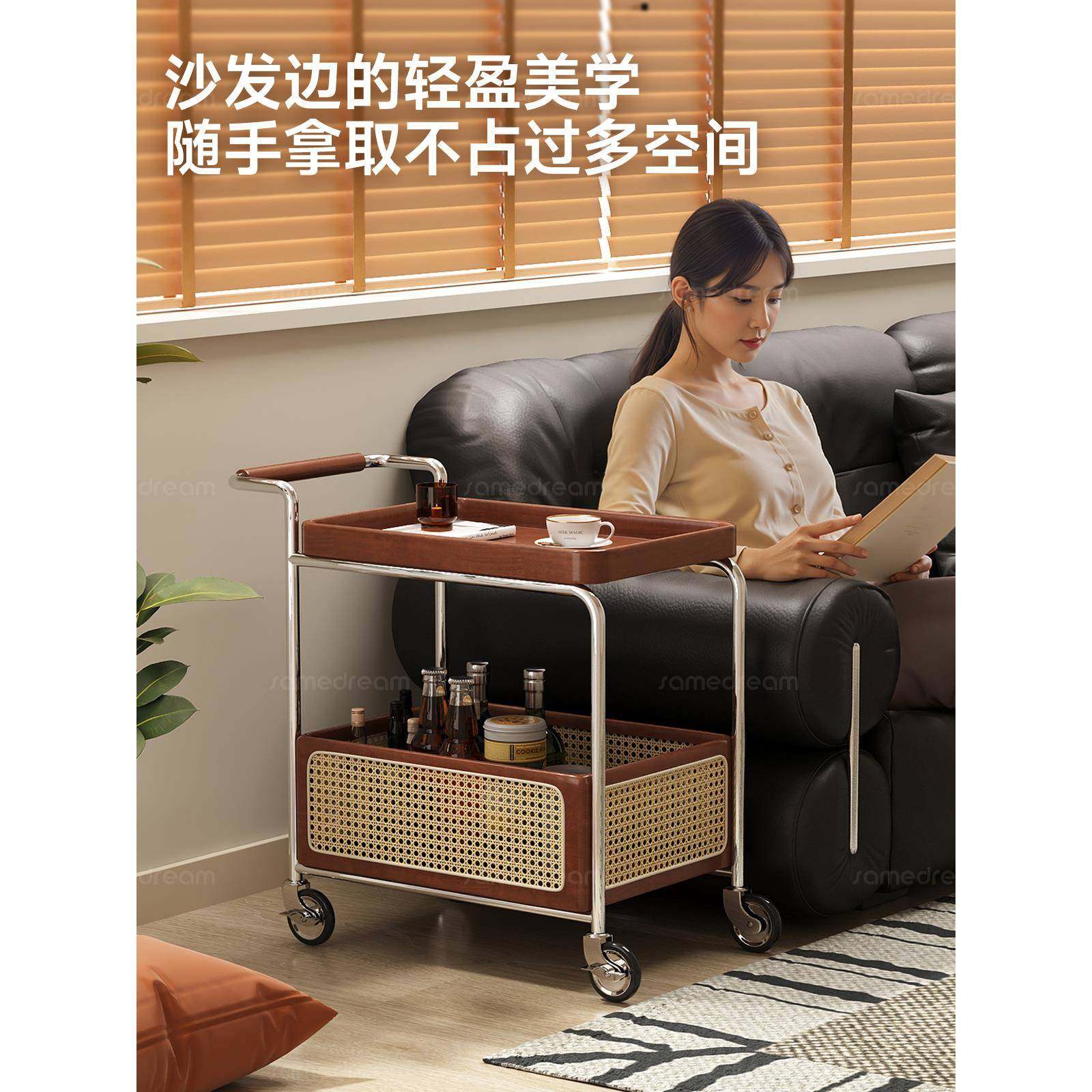 沙实发边几移动茶几客厅家用边柜54068小推车中可古木物小桌子收,农机/农具/农膜,其它农用工具,淘宝优惠券,粉丝福利购,淘宝优惠卷