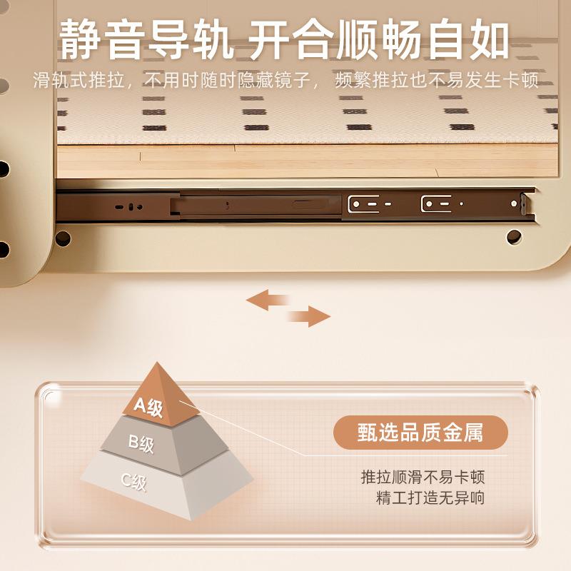 实木9200玄关洞洞置物架穿衣一镜体板入户门口挂衣架墙上身全镜免安装