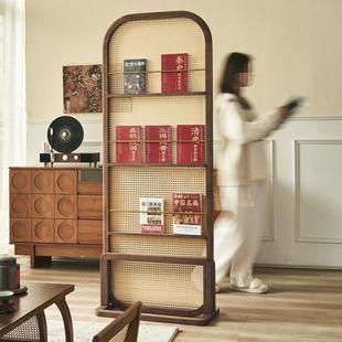 中户式玄复古杂志架隔断屏风发边客厅入遮挡正对门沙关86929可移