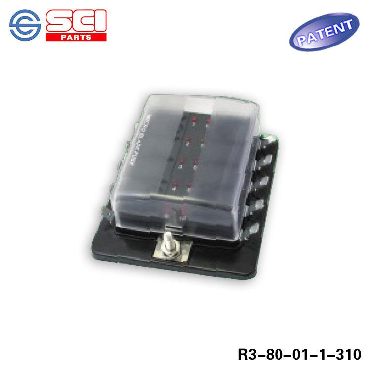 进口R3-7多路JDD路汽9车工业用多保险丝盒R-80带指示3灯100A符合R
