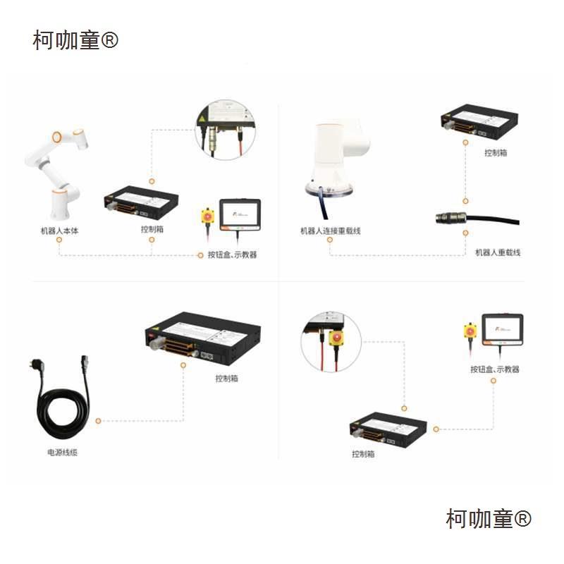 FQTE5协作机器人拖拽编程5负载KRG臂展922mm上料六轴机械手麦太下