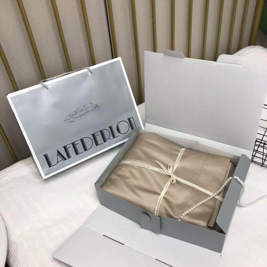 10支VUT双股匹马棉四件套宽边款亲丝肤细腻轻柔滑4被套单床套件