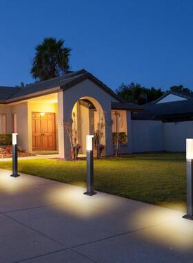 l方ed户外草铝庭质草坪灯形亚克力景观插地78499灯别墅园林地灯院