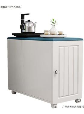 欧式边几角几沙发边柜夹缝边柜移动茶几小客厅能多功储物LFO柜侧