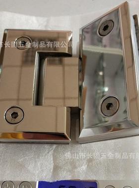 长固A018SS方形斜4边135五度玻璃合页30不锈钢双边浴门室夹ASU金