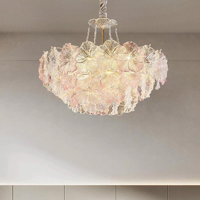 法式卧吊灯轻奢风简约灯现代孩主卧室灯高档餐厅水晶女房室HLY间