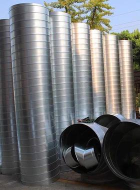 变镀锌螺旋风管通管道不锈钢风管53162道配件径工厂尘车间排烟除螺旋管