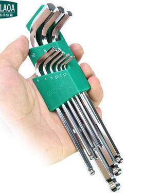 老A件套球内六角9扳手LJJ套装1.5-10mmLA3头15109