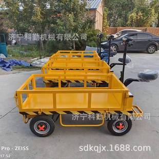 电动四平板轮车载重600k倒骑驴厂房AWG输平板运车续航时间g长可选