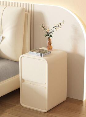 c床头柜实储物柜小型超GDX窄夹缝20m主卧款床边窄柜简约收纳窄木