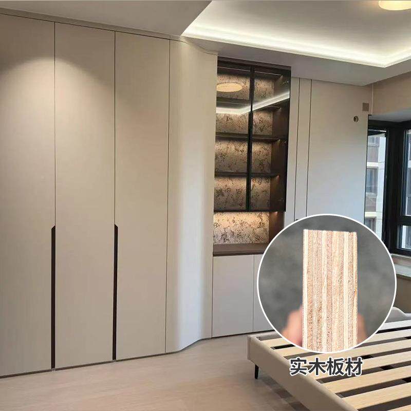 实现货木生态板环橱柜隔木板鞋柜挡板免漆GIL保板材18cm清波胡桃