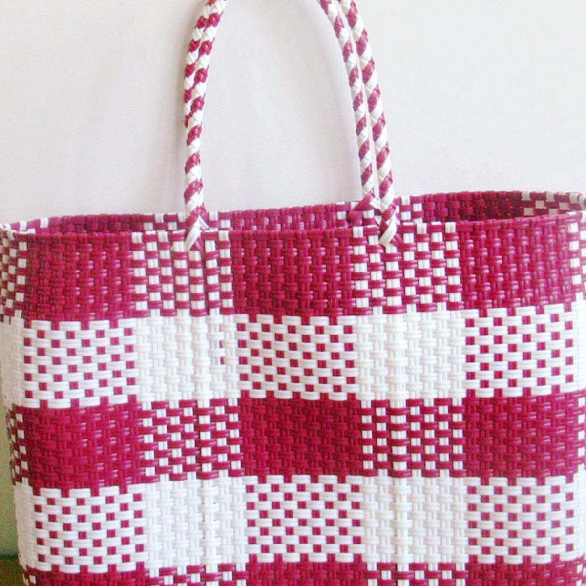 流物行10044110新款菜篮子包编织工篮购篮防水手拎买菜筐时尚手提