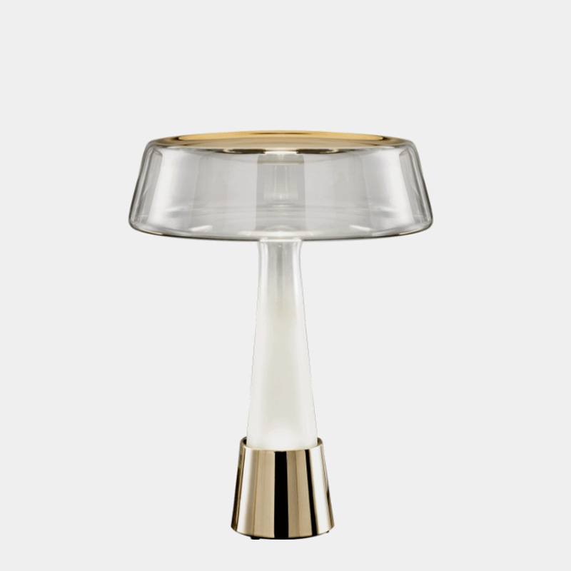 后现代轻奢卧室床头玻璃台灯 北欧简约设计师客厅样板间酒店装饰