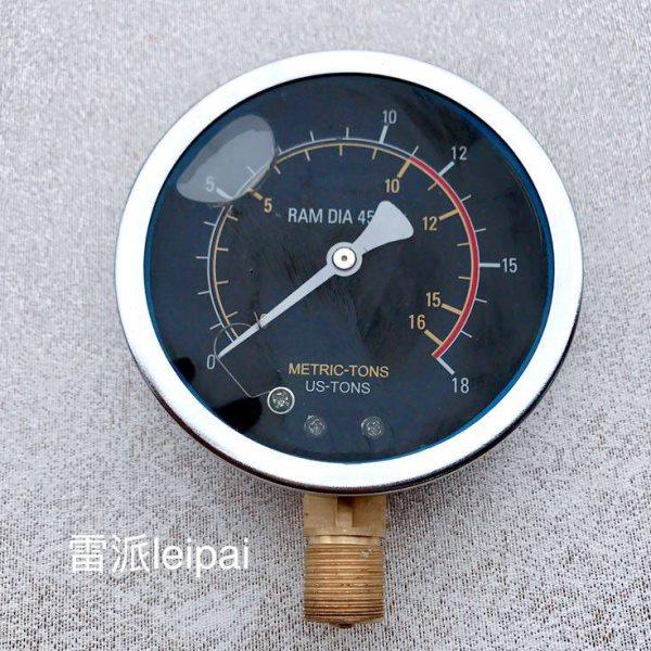 压力表 0-16metric-tons 0-18us-tons 表盘直径100mm 螺纹M20x1.5,五金/工具,压力表,淘宝优惠券,粉丝福利购,淘宝优惠卷