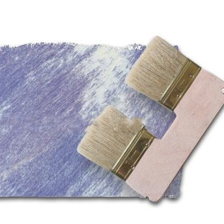 3寸艺术漆施工工具双头艺术刷/鬃毛艺术刷/扁刷/优彩刷/肌理刷