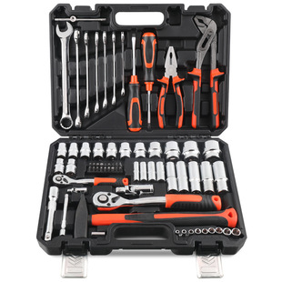 多用途家用汽修机修 72PC套筒扳手工具箱套装 厂家直供 Spec