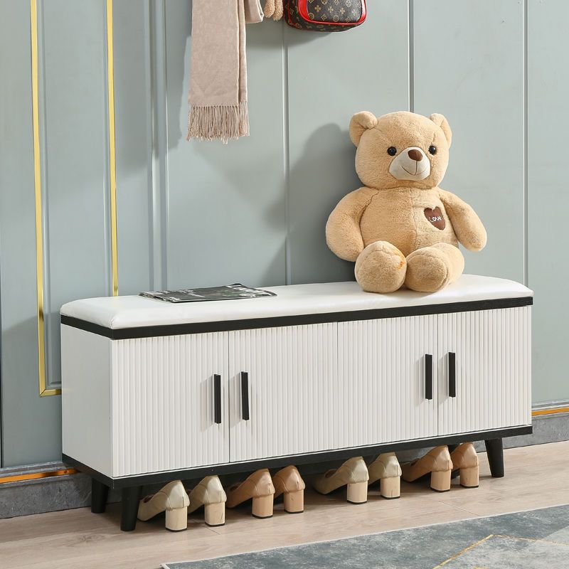 换鞋凳家用门口可坐轻奢穿鞋凳入户坐凳软包坐垫鞋柜一体简约现代