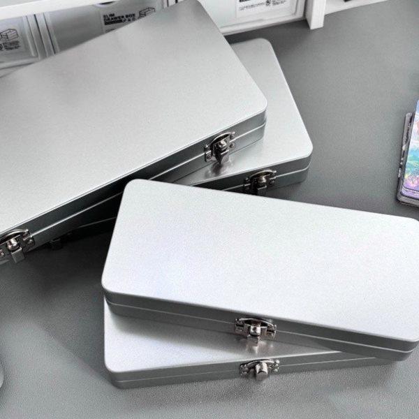 翻盖铁盒子长方形复古文具盒水彩笔颜料铅笔盒大容量配件收纳盒,收纳整理,打火机收纳盒/袋/柜,淘宝优惠券,粉丝福利购,淘宝优惠卷