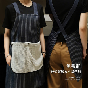 Apron women's kitchen, household cooking, waterproof围裙厨房