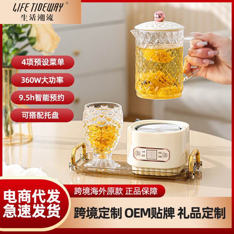养生壶小型办公室多功能炖煮花茶壶慢炖迷你养身壶宿舍家用烧水壶