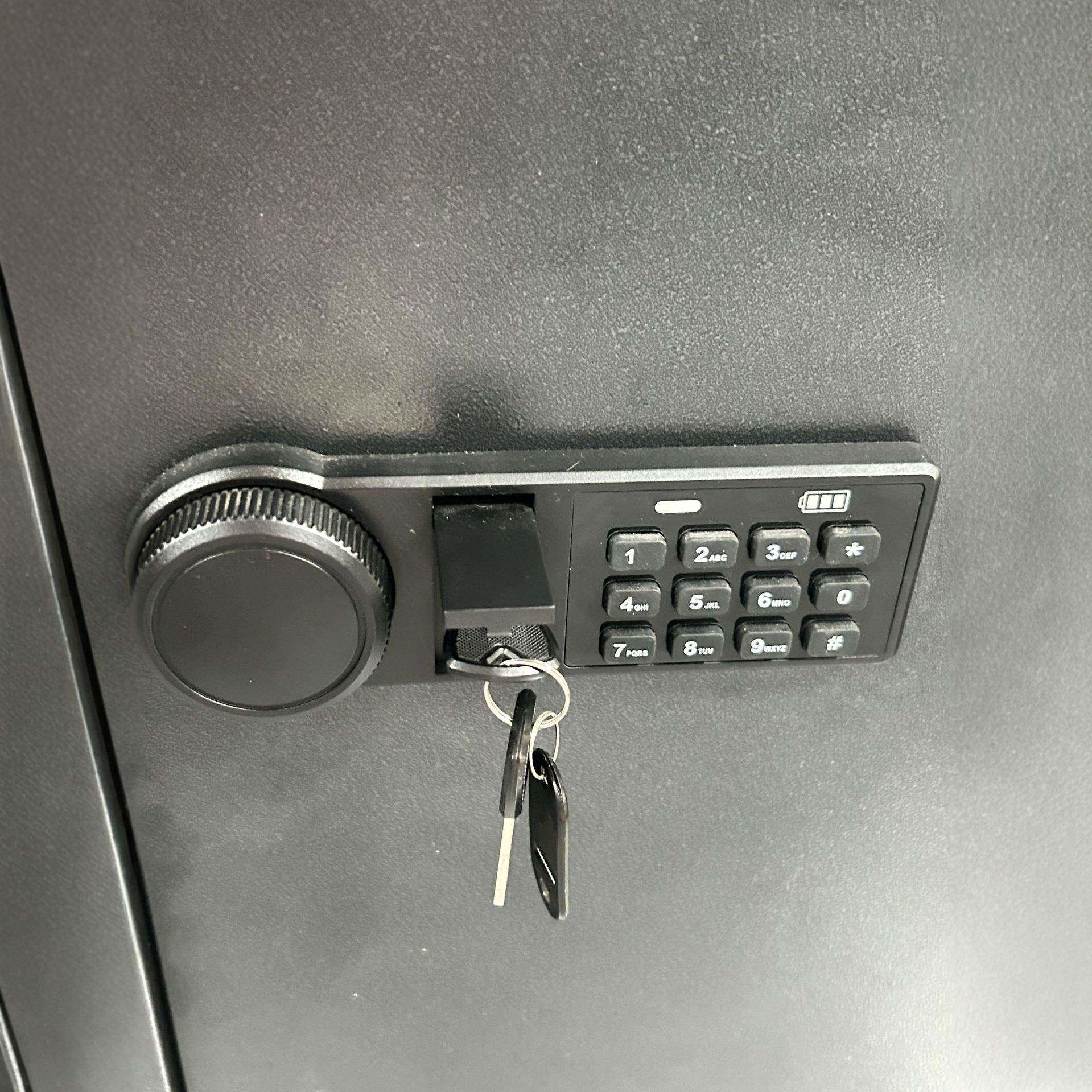 钢家式用办公小型机械柜保险TFP柜老保险箱入墙衣隐形防盗安全疯